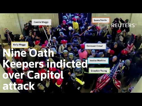 Nine Oath Keepers indicted over Capitol attack