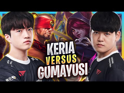 GUMAYUSI vs KERIA! - T1 Gumayusi Plays Xayah ADC vs Senna! | Bootcamp 2023