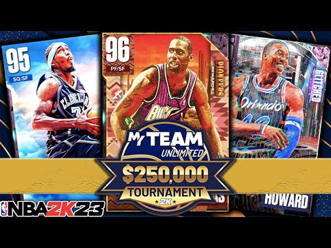 MY LINEUP FOR THE SECOND $250K TOURNAMENT QUALIFIER! NBA 2K23 MyTEAM SQUAD BUILDER
