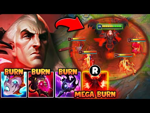 Swain but I build every burn item in the game and my ult is a literal inferno