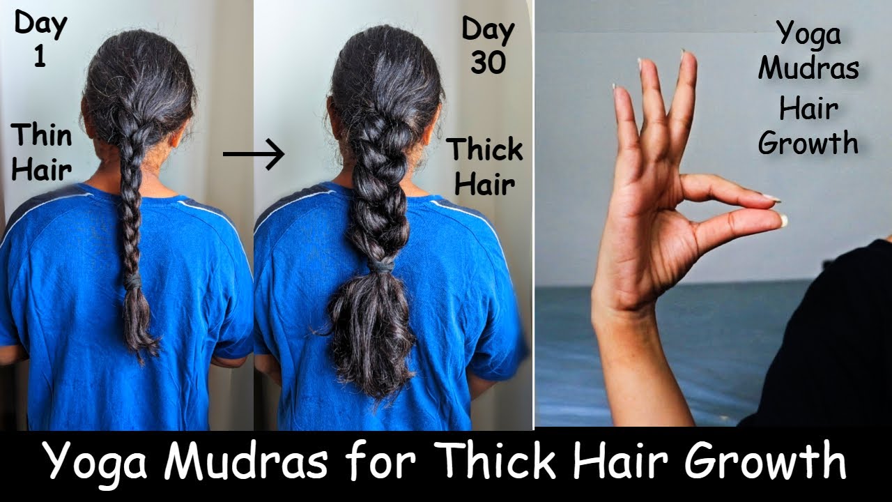 Increase Hair Volume in 30 Days - Thin Hair to Thick Hair - Yoga for Hair Growth - Hand Mudras