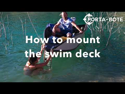 Accessories Porta bote: Swim deck with ladder