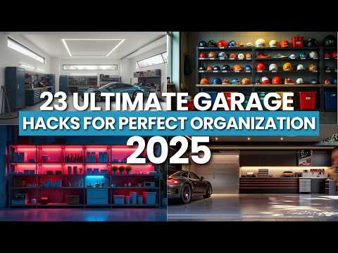 🚗 23 Ultimate Garage Storage Hacks for a Perfectly Organized Space | Garage Organization Ideas 2025