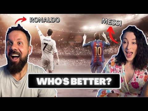 Australian couple first time watching Messi & Ronaldo. WOW!