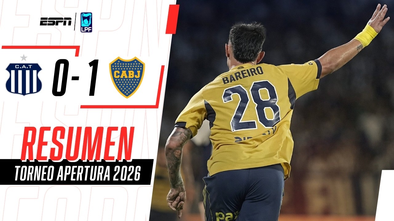 BAREIRO LE DIO UN TRIUNFAZO AL XENEIZE ANTE LA T EN CÓRDOBA | Talleres 0-1 Boca | RESUMEN