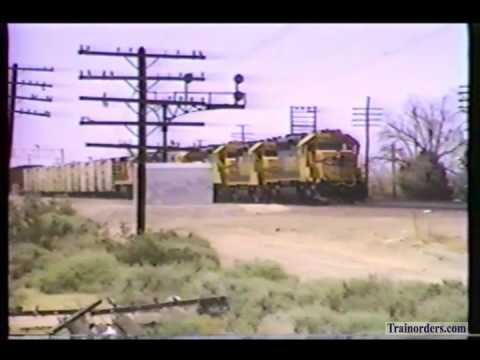 Classic Railroad Series 467 - Santa Fe EB at Daggett, CA May 1993