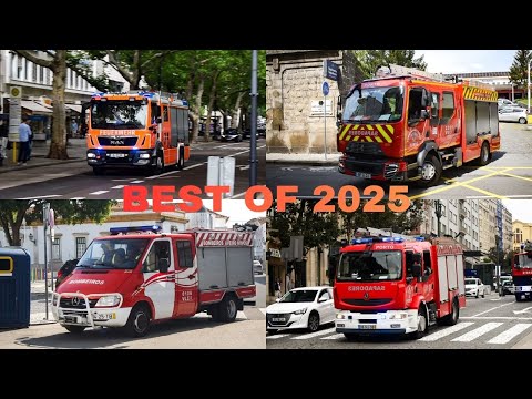 BEST OF 2025 EMERGENCY VEHICLES RESPONDING AROUND THE WORLD
