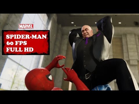 SPIDER-MAN vs KINGPIN BOSS BATTLE - PS4 (FULL HD/60FPS)