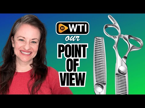 Professional Thinning Shears for Hair Cutting with Ultra Sharp Convex Blade - WTI product video review
