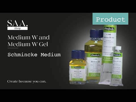 How to Use: Schmincke Medium W and Medium W Gel