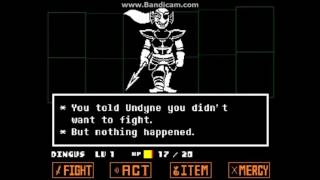 How to beat Undyne in pacifist Route
