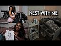 NEST WITH ME FOR BABY BOY *37 weeks pregnant* | Semaj Lesley