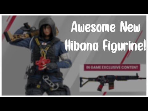 Awesome New Hibana Figurine With In-Game Exclusive Skin! (Rainbow Six Siege)