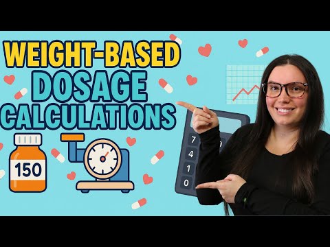 Weight-Based Dosage Calculations Nursing School NCLEX Review Practice Questions with Nurse Cheung