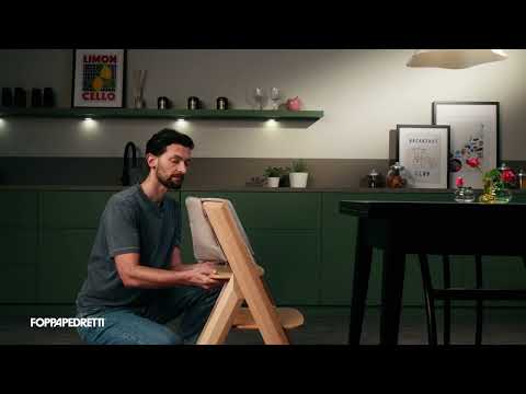 Sedia Evolutiva Stile Foppapedretti Naturale-cappuccino