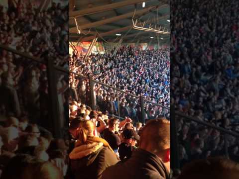 NEC fans singing Forza NEC