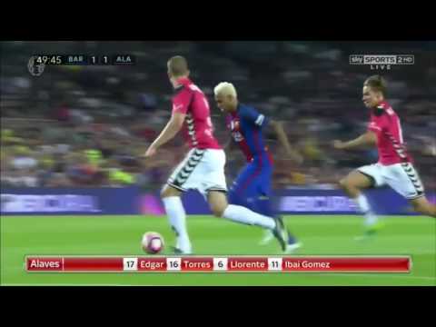 Barcelona vs Deportivo Alavés 1 2 HD All Goals & Highlights 10 09 2016