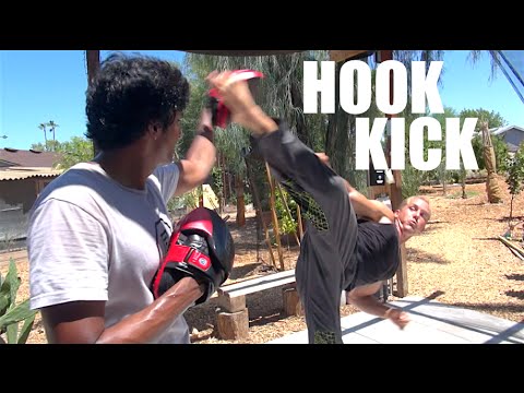 How to HOOK KICK - Amazing Martial Arts Kicking