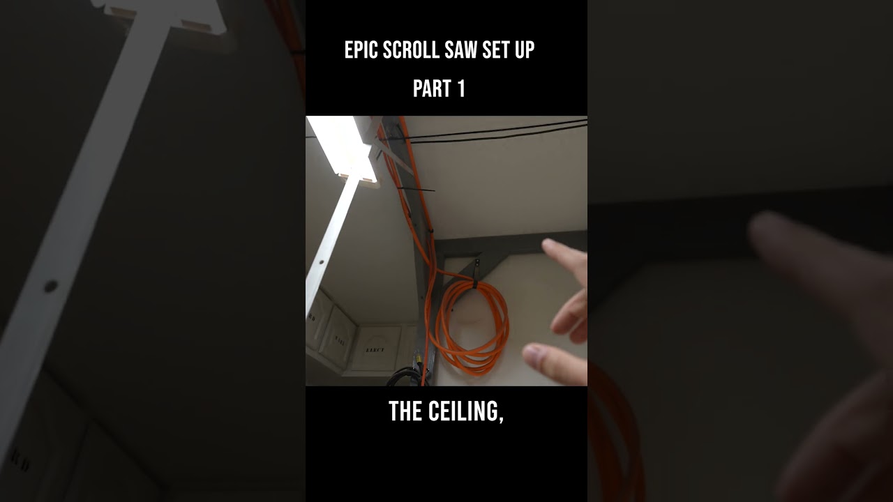 EPIC Scroll Saw Set Up! #woodworking #diy #art #handmade #woodworker