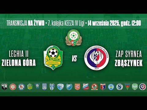 LECHIA II ZIELONA GÓRA VS ZAP SYRENA ZBĄSZYNEK - LUBUSKA 4 LIGA - 14.09.2025r.