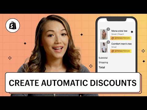 How to Create Automatic Discounts || Shopify Help Center
