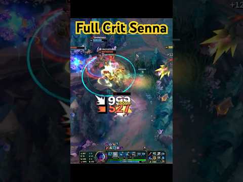 100% Crit Senna#lol #riot #gaming #league #adc #senna #botlane #lolshorts #shorts #lofi #gg