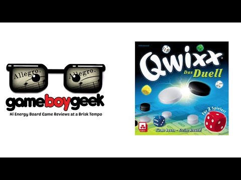 The Game Boy Geek's Allegro (2-min) Review of Qwixx the Duel