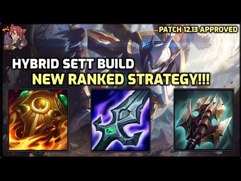 THIS PATCH 12.13 SETT BUILD IS ACTUALLY STUPID RIOT!?!? Sett Top Lane Season 12 League of Legends
