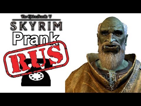 Ураг гро-Шуб из The Elder Scrolls V: Skyrim звонит в библиотеку - Пранк ICEnJAM