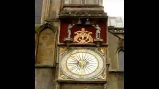 preview picture of video 'Wells Cathedral Clock (Exterior)'