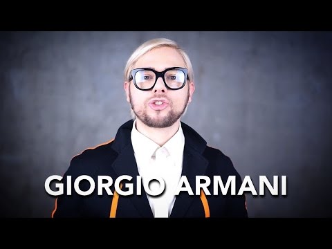 How to pronounce GIORGIO ARMANI