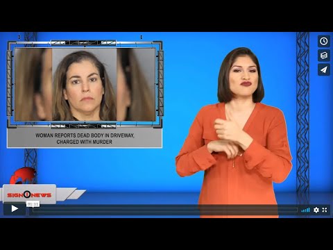 Woman reports dead body in driveway, charged with murder (ASL - 11.25.19)