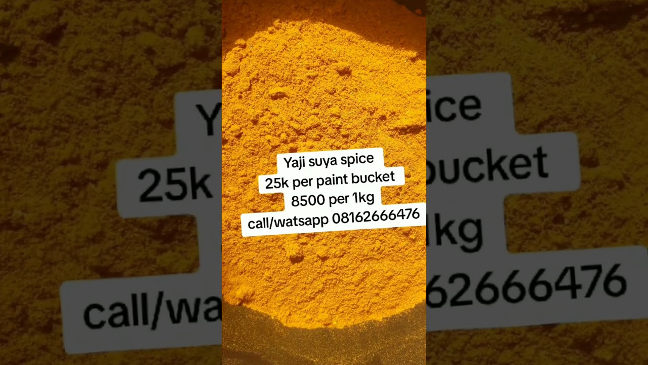 Yaji Suya Spice #suyaspice #yaji #spice