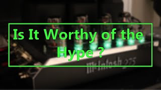 Video thumbnail for McIntosh Mc275 mk6 Tube Amp by Audio Excellence Canada