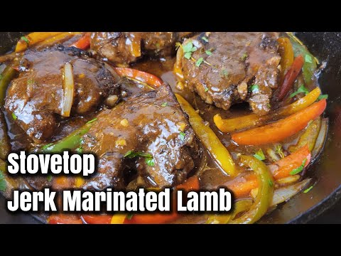 Stovetop Jerk Marinated Lamb