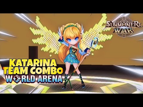 Katarina Team Combo in World Arena - Summoners War