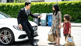 🥰CEO encontra mendiga parecida com ele…faz teste de DNA e leva ela e mãe para casa!