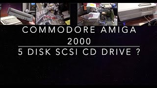 Amiga 2000  multi disk cd changer and cd audio hack