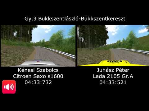 Kénesi Sz. Citroen Saxo s1600 | VS. | Juhász P. Lada 2105 Gr.A