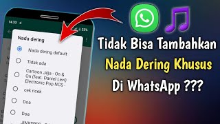 Download lagu 2 Cara Mengatasi Tidak Dapat Menambahkan Nada Dering Khusus di WhatsApp mp3 Download lagu 2 Cara Mengatasi Tidak Dapat Menambahkan Nada Dering Khusus di WhatsApp mp3