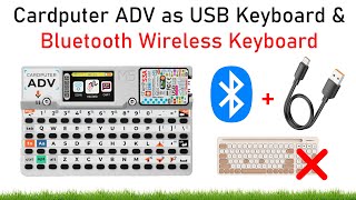 Use M5Stack Cardputer ADV as USB Keyboard & Bluetooth Wireless Keyboard