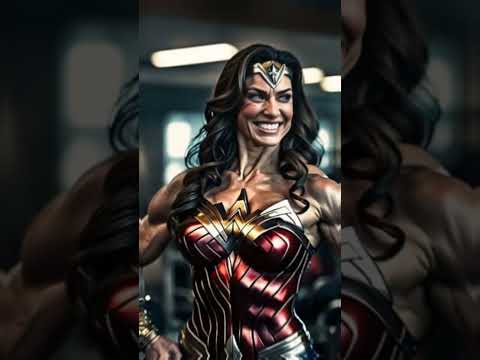 Wonder Woman  bodybuilding 😱😱😱 #wonderwoman #shorts