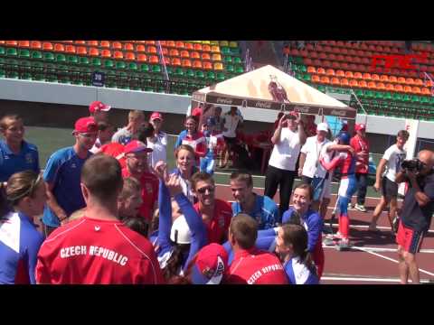 ŠÁRKA JIROUŠOVÁ - 1. místo v běhu na 100m překážek – MS GRODNO – juniorky