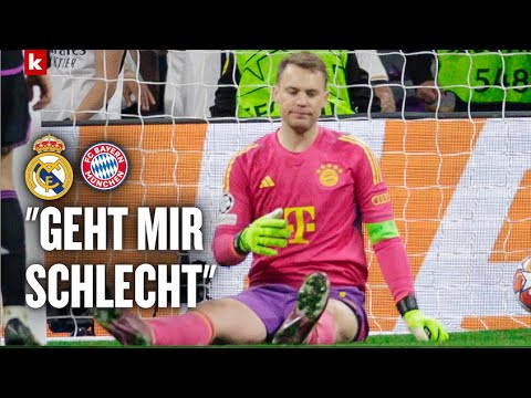 Komplett niedergeschlagener Neuer ringt nach Patzer um Worte | Real Madrid - FC Bayern 2:1