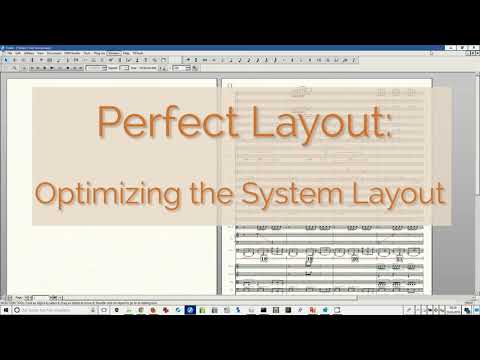 Perfect Layout for Finale®: Automatic Score Layout