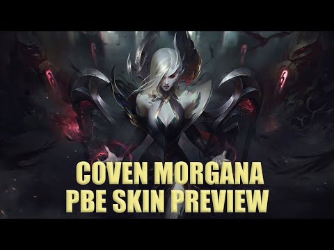 Coven Morgana Skin Spotlight (PBE) | League of Legends [4K]