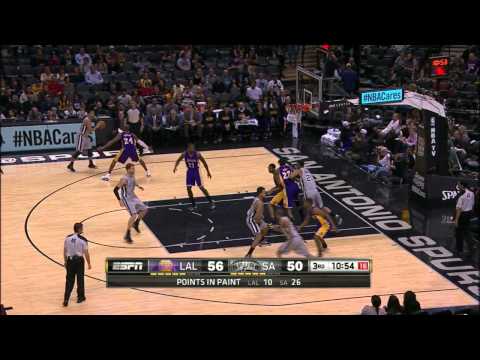 Danny Green Highlights Lakers vs. Spurs 12.12.2014 - 19 Points, 4 Rebounds