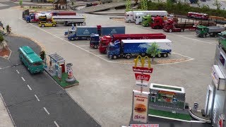 preview picture of video 'RC Truck Modell Festival Baiersbronn 2014 - ein tolles Diorama'