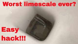 How to Remove Hard Water Stains & Limescale from your toilet bowl. FAST & EASY!!!