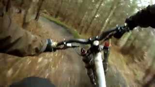 Downhill mountain biking at The Lookout 